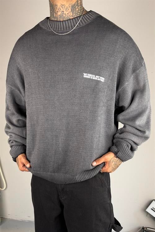 Kül Oversize Triko