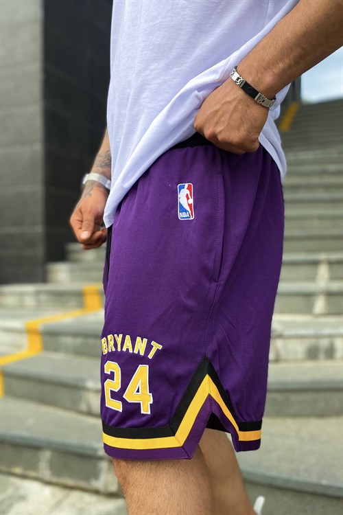 Lakers 24 mor bball şort
