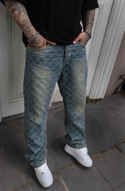 Lazer kesim baggy pantolon