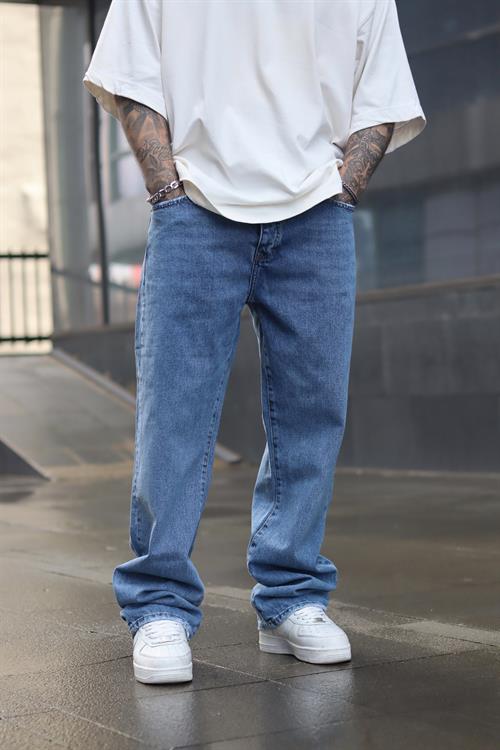 Mavi baggy pantolon