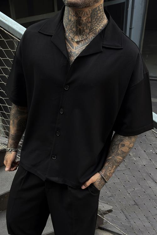 Micro gabardin oversize takım