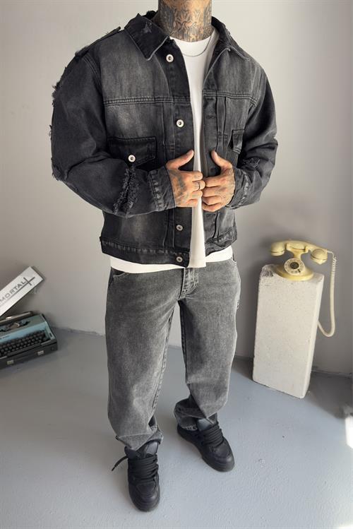 Midnight Fade Denim Ceket