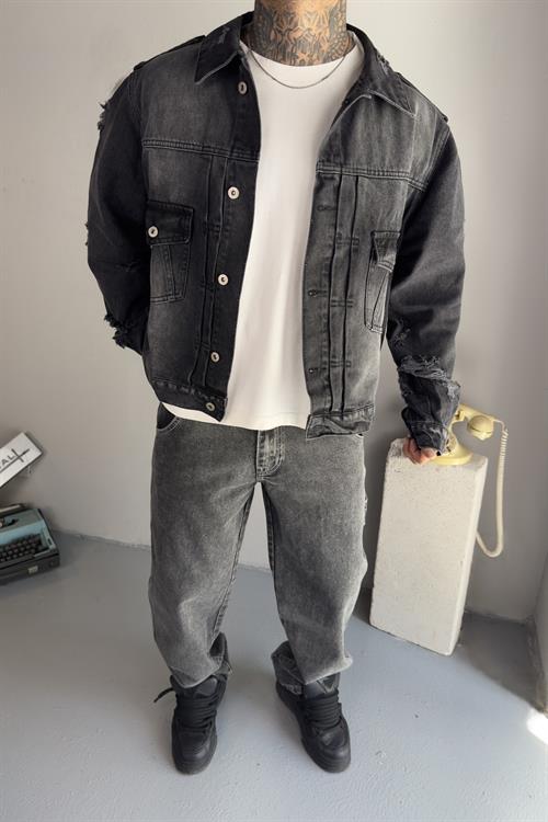 Midnight Fade Denim Ceket