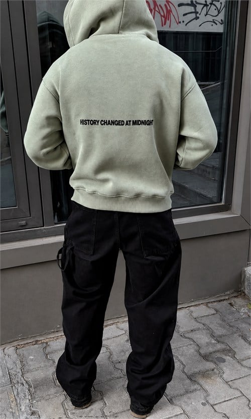 Midnight Oversize Zip Hoodie