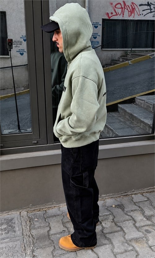 Midnight Oversize Zip Hoodie