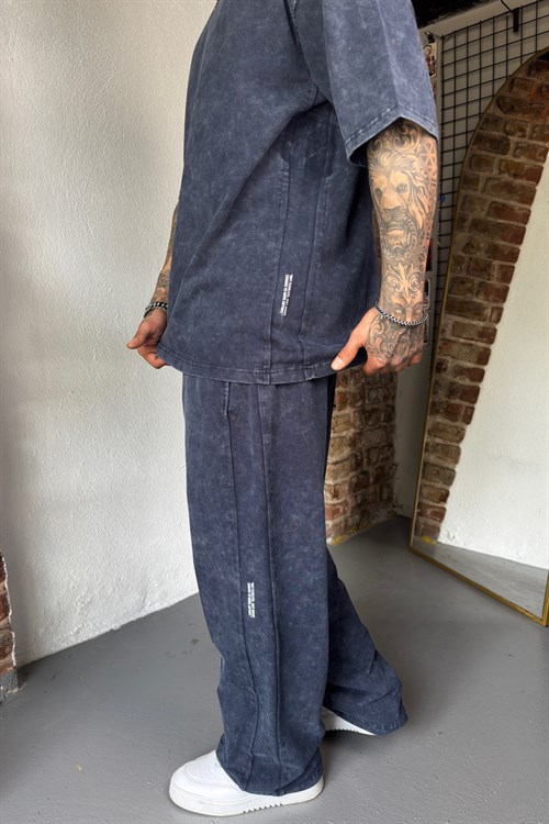 Ocean Blue Acid Wash Set