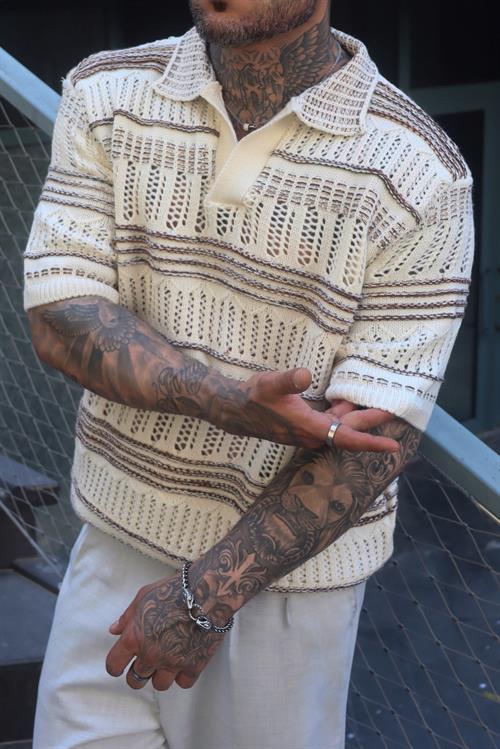 Örme polo yaka tshirt