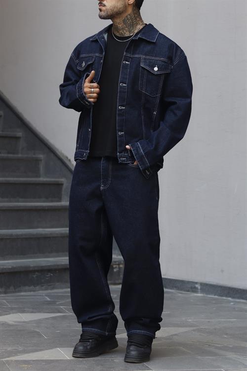 Outline Oversize Mavi Takım