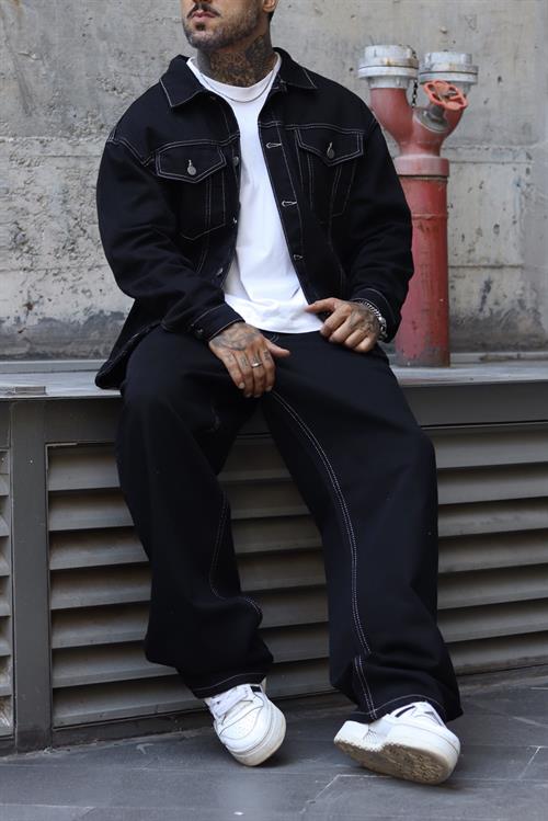 Outline Oversize Siyah Takım