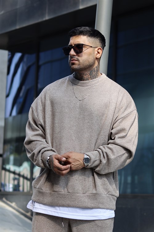 Oversize 2 iplik sweatshirt