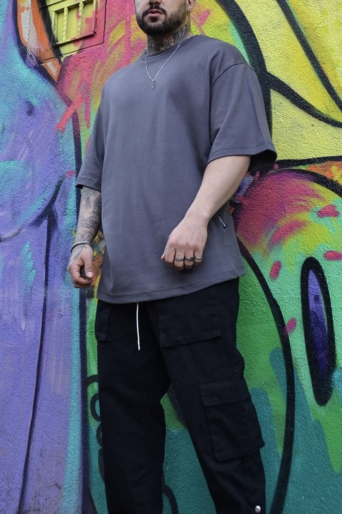 Oversize ash cloud basic t-shirt