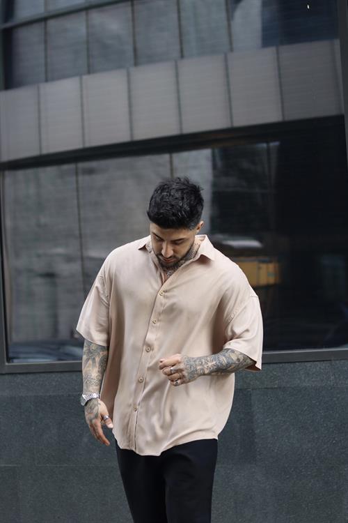 Oversize basic gömlek
