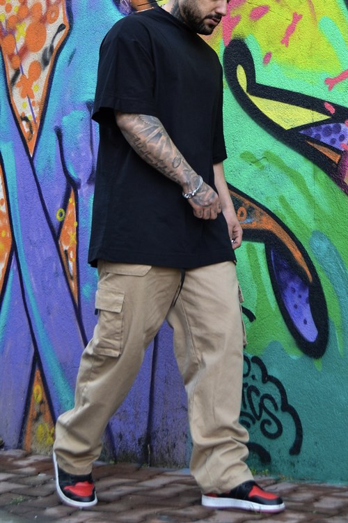 Oversize basic siyah tshirt