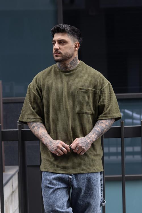 Oversize haki tshirt