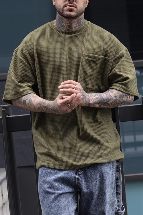 Oversize haki tshirt