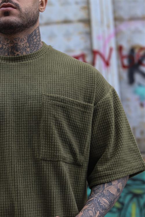 Oversize haki tshirt