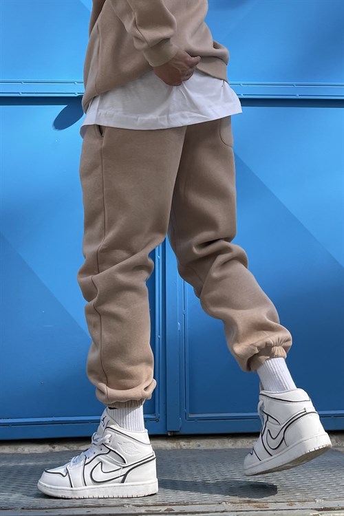 Oversize icebeige sweatpants