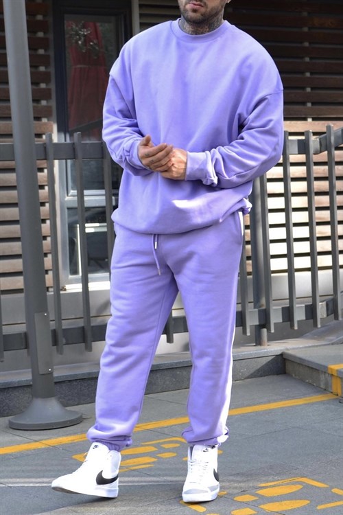 Oversize lila tracksuit