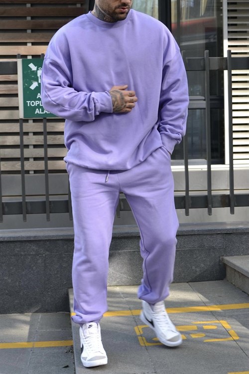 Oversize lila tracksuit