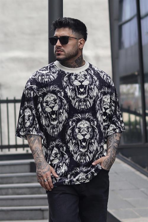 Oversize lion tshirt
