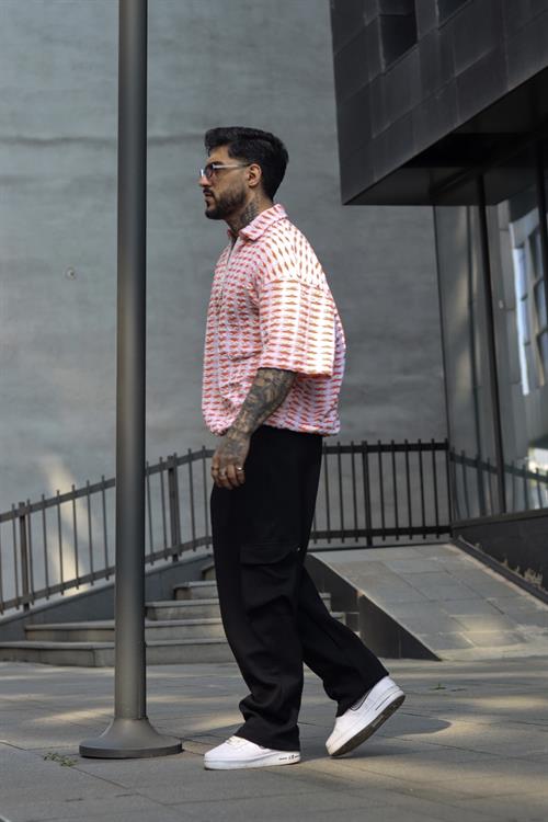 Oversize örme tshirt