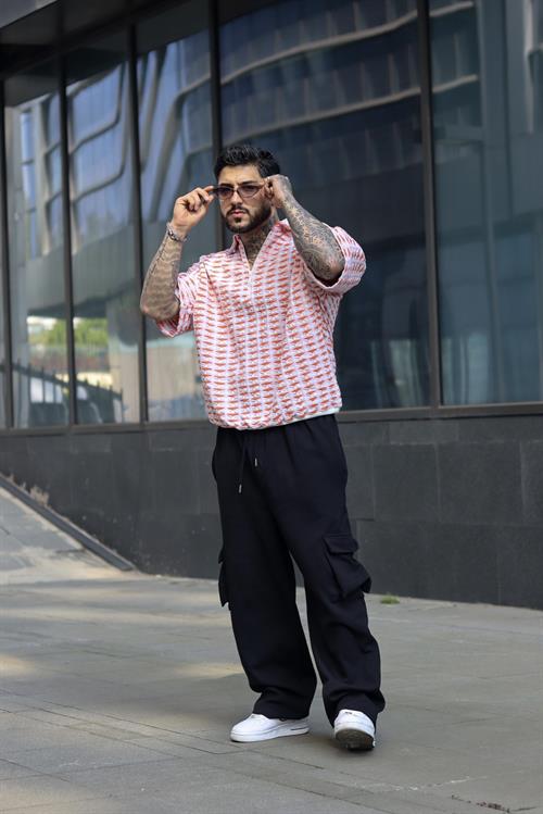 Oversize örme tshirt