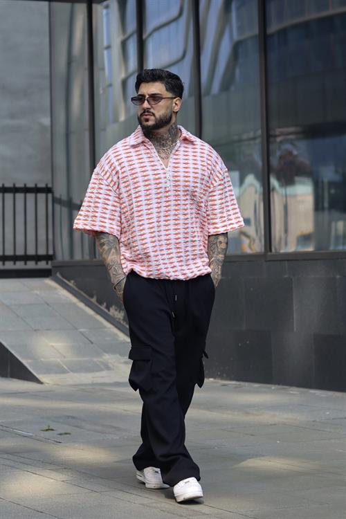 Oversize örme tshirt