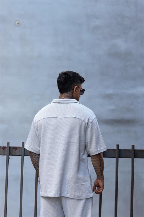 Oversize preminium gri takım