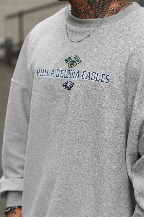 Philadelphia oversize bomber sweatshirt