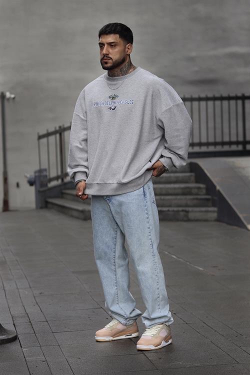 Philadelphia oversize bomber sweatshirt