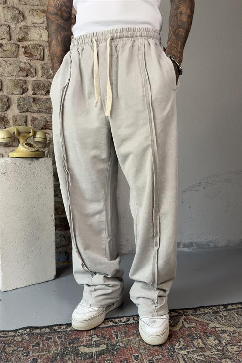 Pileli baggy eşofman