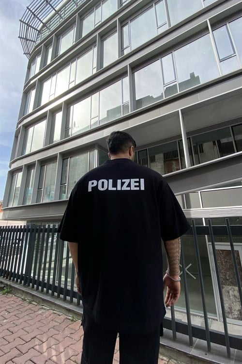 Polizei oversize tshirt