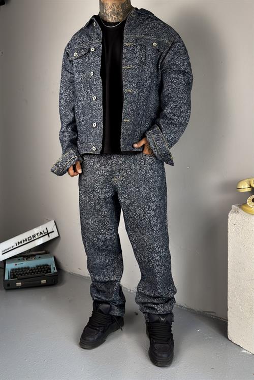Shadow Weave Denim Set