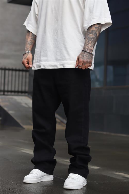 Siyah baggy pantolon