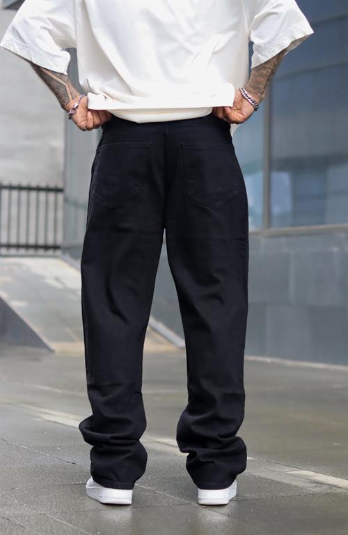 Siyah baggy pantolon