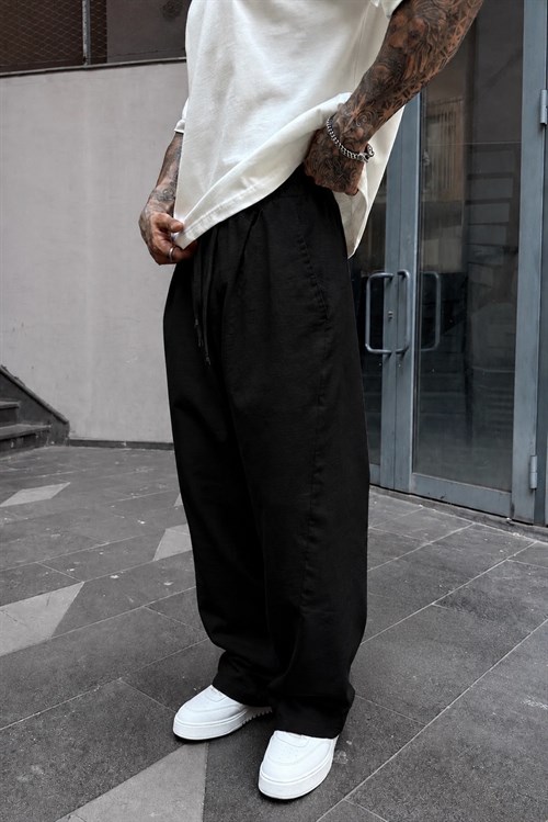 Siyah Ekstra Baggy Pantolon