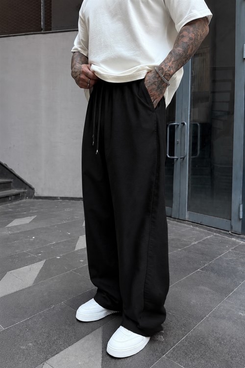 Siyah Ekstra Baggy Pantolon