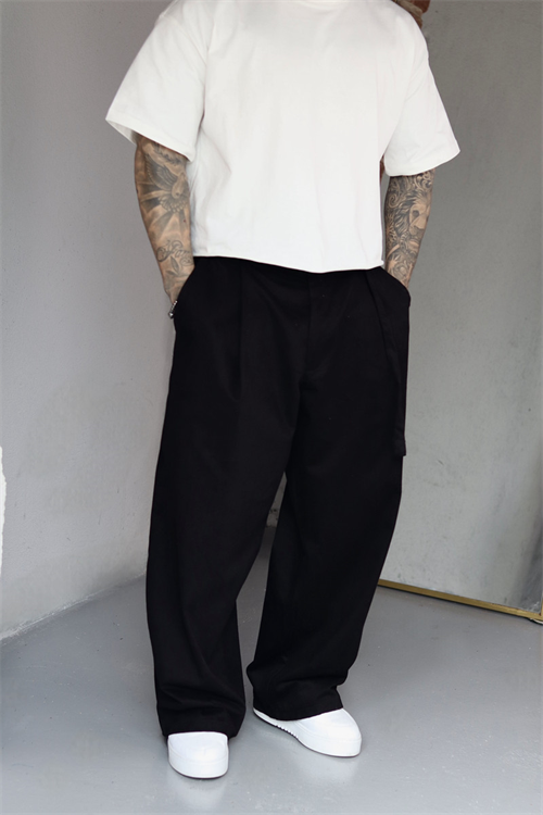 Siyah Extra Baggy Pantolon