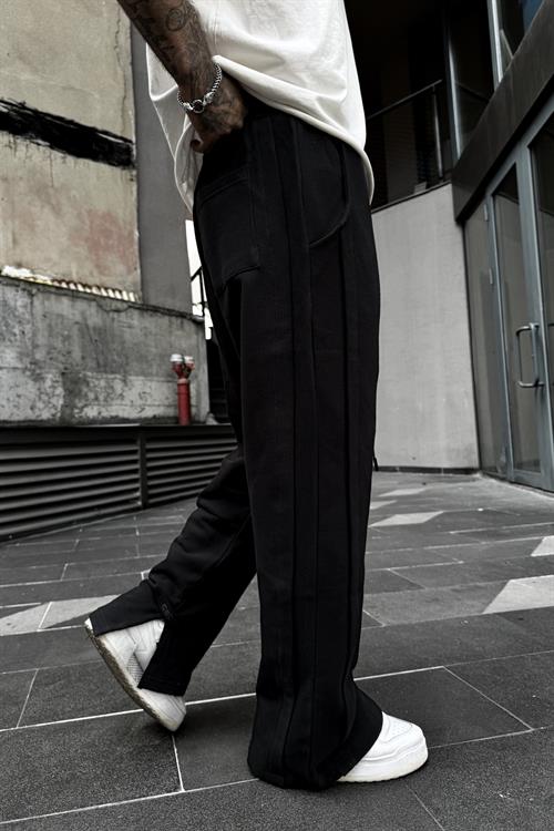 Siyah preminium baggy sweatpants