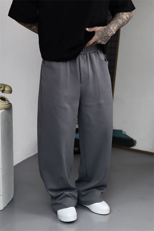 Soğuk Gri Extra Baggy Eşofman