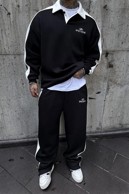 Spikyheaw oversize siyah takım