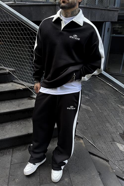 Spikyheaw oversize siyah takım