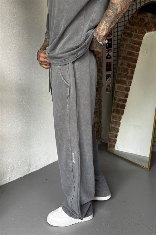 Stone Gray Acid Wash Set