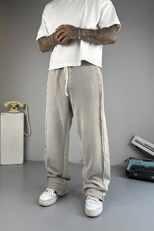 Stone Washed Baggy Pantolon