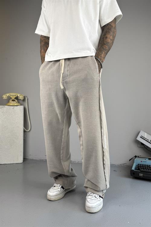 Stone Washed Baggy Pantolon