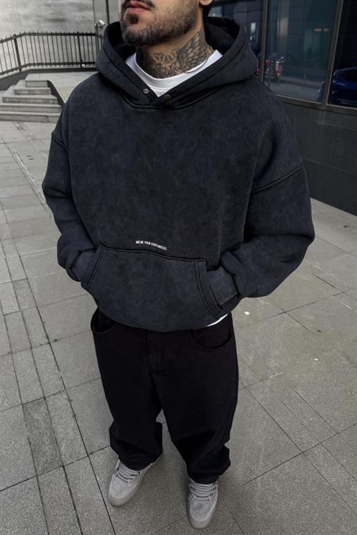 Stone Washed Oversize Hoodie