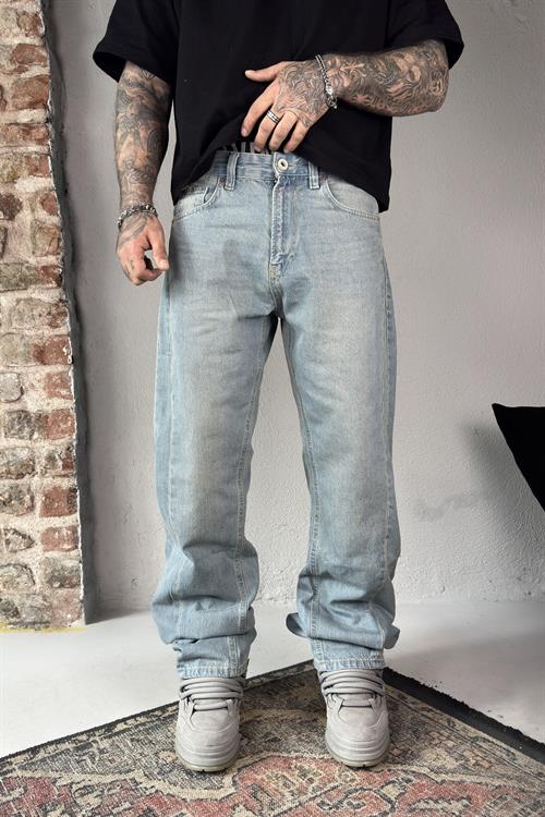 Stonewashed Baggy Pantolon