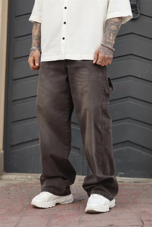 Toprak dokulu baggy pantolon