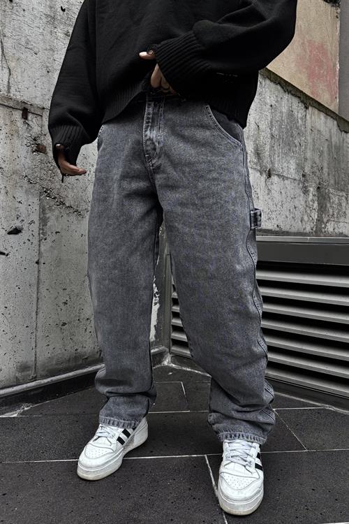Urban fit gri kot pantolon