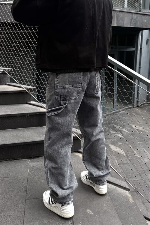 Urban fit gri kot pantolon